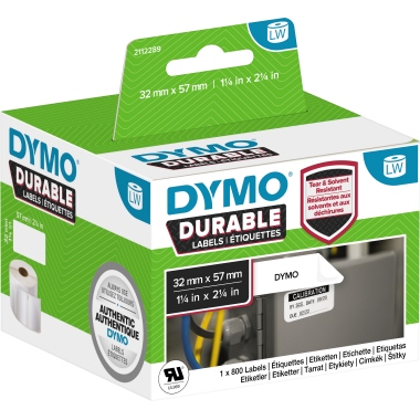 DYMO Etikett 2112289 57x32mm weiß 800St.