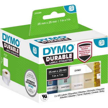 DYMO Etikett 2112286 25x25mm weiß 2x850 Stück
