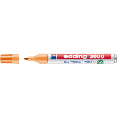 edding Permanentmarker 3000 4-3000016 1,5-3mm Rundspitze hellorange