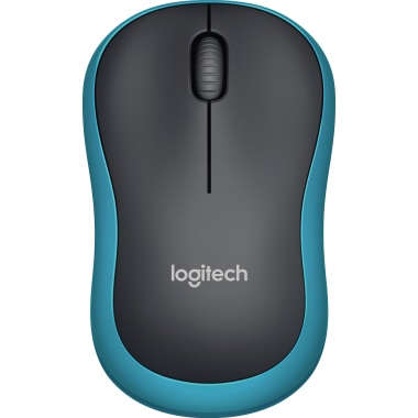 Logitech Wireless Maus M185schwarz blau