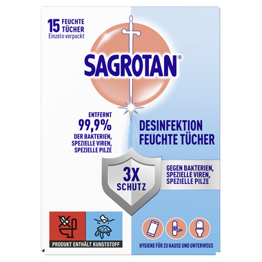 Sagrotan Desinfektionstuch 21030 15 Stück