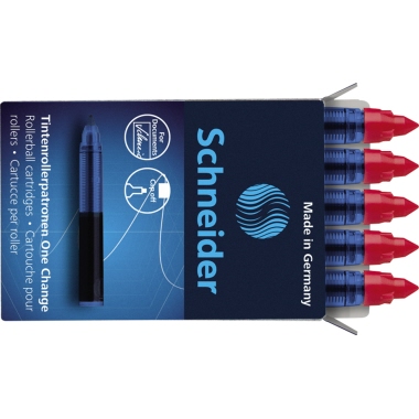 Schneider Tintenrollermine One Change 185402 0,6mm rot