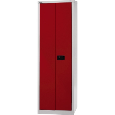 Bisley Flügeltürenschrank Universal E782AAG506 Garderobe l.gr/rot