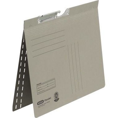 ELBA Pendelhefter 100560103 DIN A4 kfm. Heftung 320g Karton grau