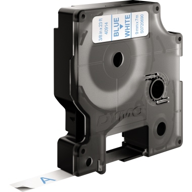 DYMO Beschriftungsband D1 S0720690/40914 9 mm x 7 m blau auf weiß