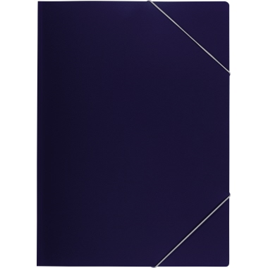 Oxford Eckspanner 100555331 DIN A4 PP dunkelblau