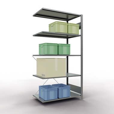 SCHULTE Regal MULTIplus150 12765 Anbauregal 2.000x1.000x600mm 5Böden verzinkt