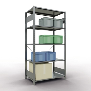 SCHULTE Regal MULTIplus150 12760 Grundregal 2.000x1.000x600mm 5Böden verzinkt