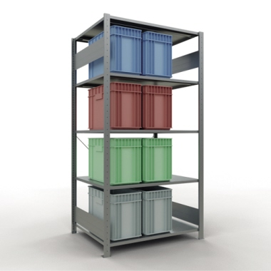 SCHULTE Regal MULTIplus150 12580 Grundregal 2.000x1.000x800mm 5Böden verzinkt