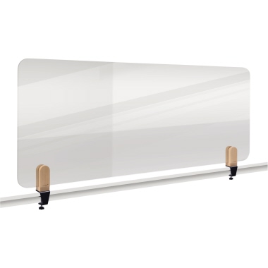 Legamaster Tischtrennwand ELEMENTS Acryl 7-209712 60x160cm KL transparent