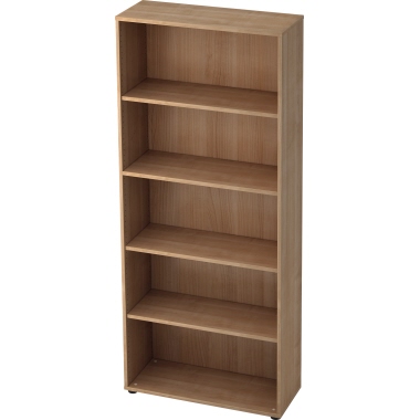 Schrankwand Basic Regal 5 OH/4000/N Nußbaum