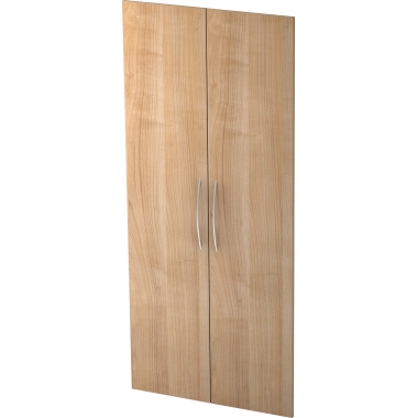 Schrankwand Basic Türen 5 OH/410T/N Nußbaum