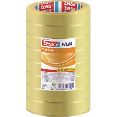 tesa Klebefilm 57208-00001 19mmx66m 8 Stück