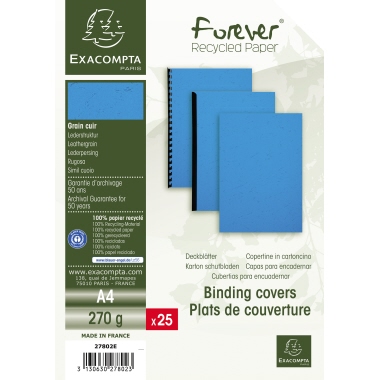 Exacompta Einbanddeckel Evercover 27802E blau 25St.