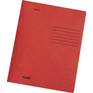 Falken Schnellhefter 26001232 A4 Karton rot