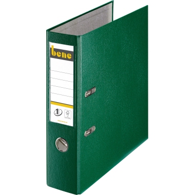 Bene Ordner 291400 grün DIN A4 80mm PP grün