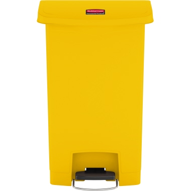 Rubbermaid Tretabfalleimer Slim Jim 1883575 Kunststoff 50l gelb
