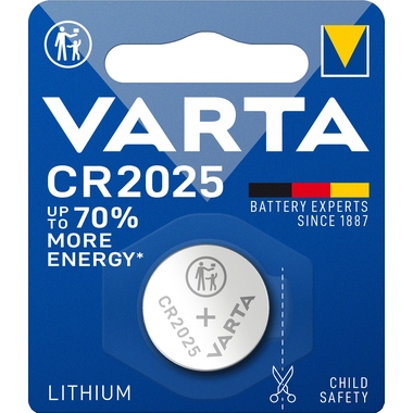 Varta Knopfzelle 06025101401 CR2025 3V 160mAh Lithium