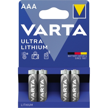 Varta Batterie 6103301404 AAA Micro 1,5V 4 Stück