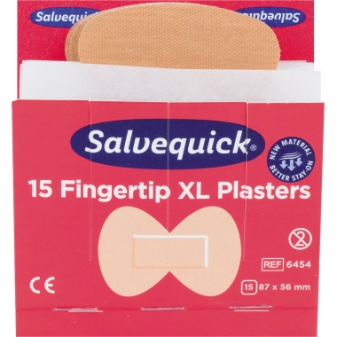 Salvequick Pflaster 6454 Fingerspitzen Textil 15 Stück