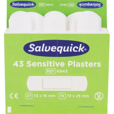Salvequick Pflaster sensible 6943 Allergiker 43 Stück