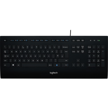 Logitech Tastatur K280e 920-008669 kabelgebunden schwarz