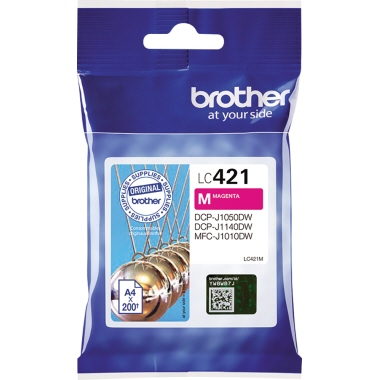 Brother Tintenpatrone LC421M 200Seiten magenta