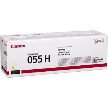 Canon Toner 3017C002 055HY 5.900 Seiten gelb