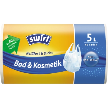 Swirl Müllbeutel 173167 Tragegriff 5l 40 Stück