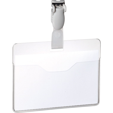 Namensschild 814719 60x90mm transparent 25 Stück