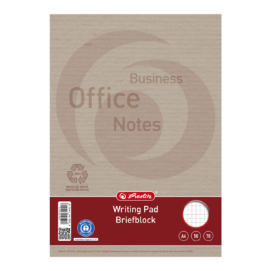 Landre Briefblock 100050116 DIN A4 Recycling 50Blatt kariert