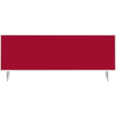 magnetoplan Tischtrennwand VarioPin 1116006 1.600x500mm rot