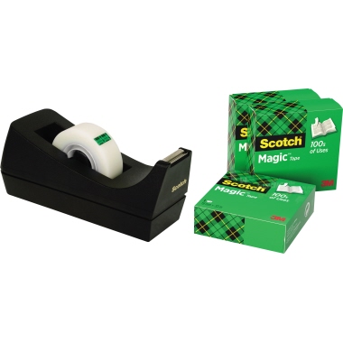 Scotch Klebefilm C38SM3S 19mmx33m + 1 Tischabroller gratis