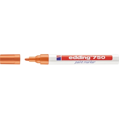 edding Lackmarker 750 4-750006 2-4mm Rundspitze permanent orange