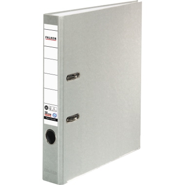 FALKEN Ordner Recycolor /11286358, grau, Rücken 50mm, für A4