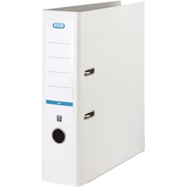 ELBA Ordner smart 100202147 DIN A4 80mm PP weiß