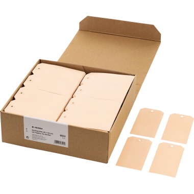 HERMA Anhängezettel 6024 60x120mm 4er Pappöse 1.000 Stück
