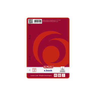 Landré Ringbucheinlage 100050496 DIN A5 kariert weiß 50 Blatt