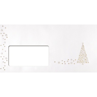 SIGEL Weihnachts-Umschläge Golden Tree DU084 90g DIN lang 50 Stück