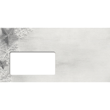 SIGEL Weihnachts-Umschlag DU248 Frozen Stars DIN lang 50 Stück