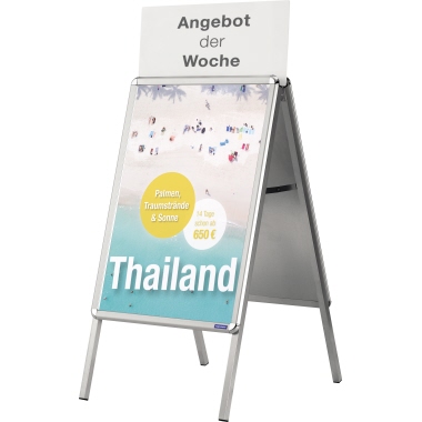 magnetoplan Schutzfolie 00061 DIN A2 PP transparent 2 Stück