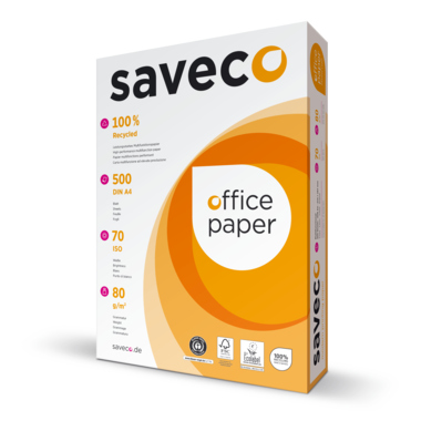 Saveco Kopierpapier recycling Orange Label A4 80g ISO 70 500Bl.