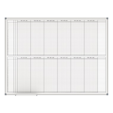 MAUL Jahresplaner MAULstandard 6466684 2x6Monate 90x120cm