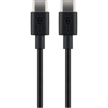 Goobay USB Kabel 66318 DAT USB-C/C v2.0 1m schwarz