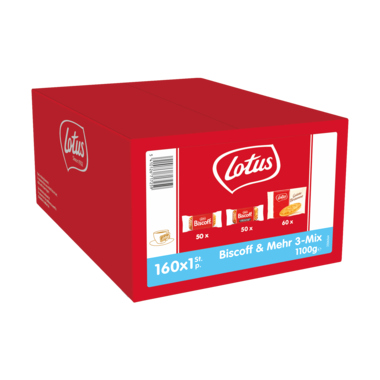 Lotus Gebäck Biscoff & Mehr 3-Mix 71725 160St.