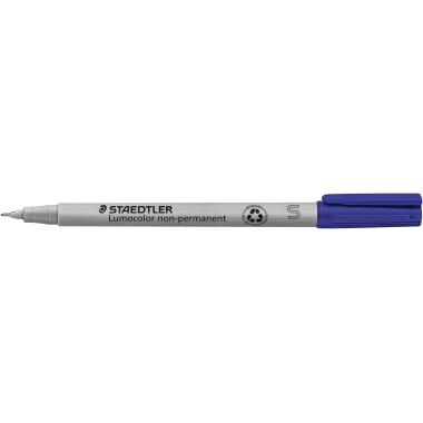 STAEDTLER Folienstift Lumocolor 311-3 non-permanent S superfein 0,4mm blau