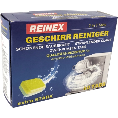 REINEX Spülmaschinentabs 2-Phasen 1012 40 Stück