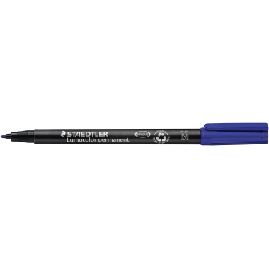 STAEDTLER Folienstift Lumocolor 317-3 permanent M mittel 1mm blau