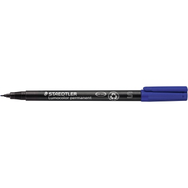 STAEDTLER Folienstift Lumocolor 313-3 permanent S superfein 0,4mm blau