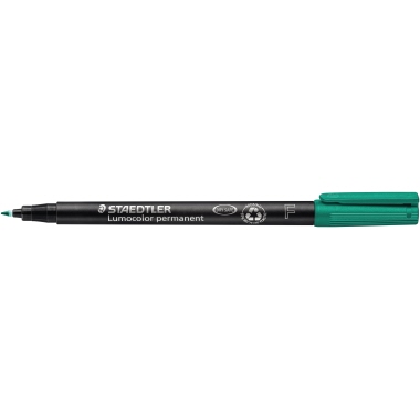 STAEDTLER Folienstift Lumocolor 318-5 permanent F fein 0,6mmgrün